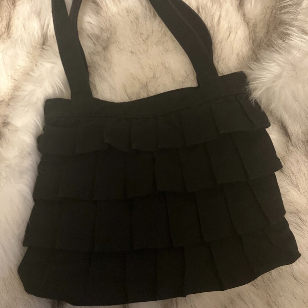 Canvas Ruffle Bag by Effie's Heart